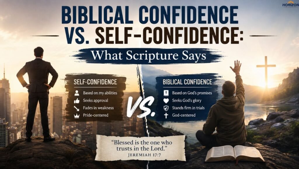 Biblical Confidence vs. Self-Confidence: What Scripture Says