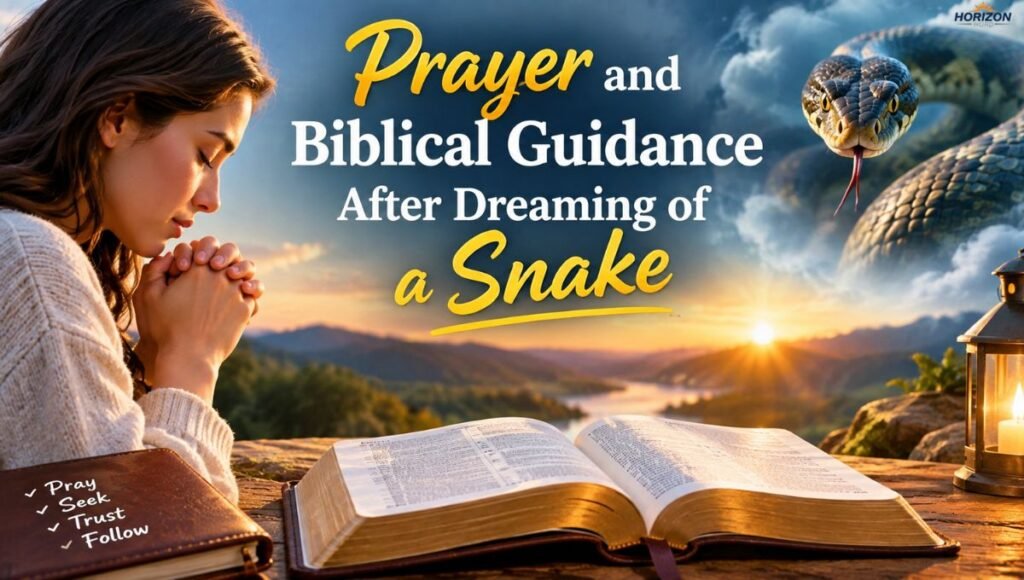 Prayer and Biblical Guidance After Dreaming of a Snake
