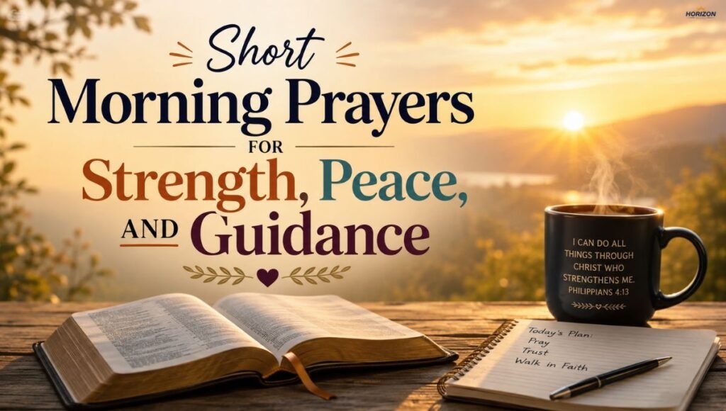 Short Morning Prayers for Strength, Peace, and Guidance