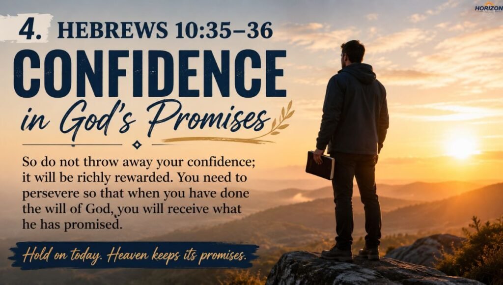 4. Hebrews 10:35–36 Confidence in God's Promises
