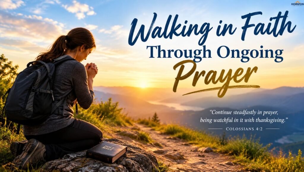 Walking in Faith Through Ongoing Prayer
