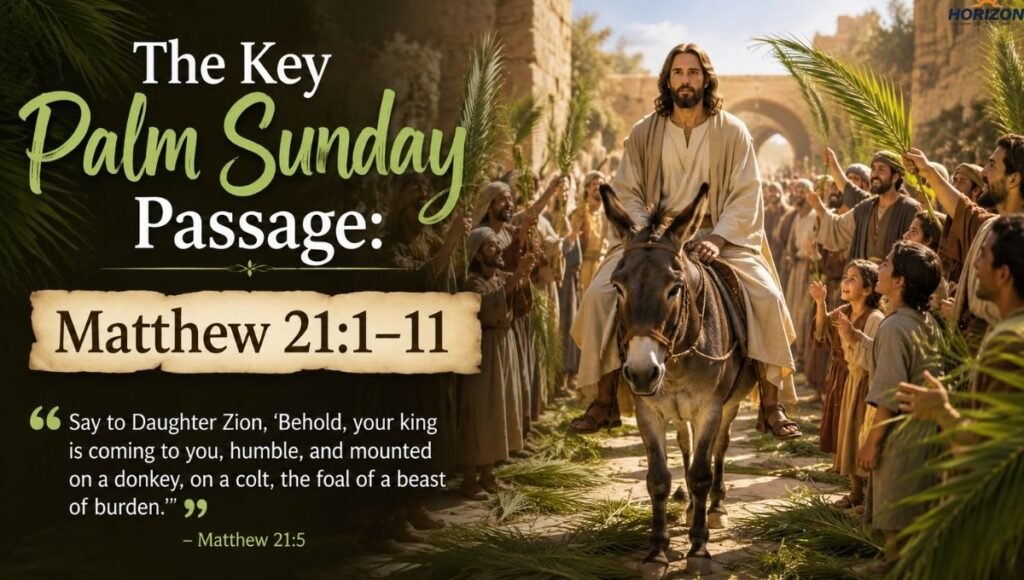 The Key Palm Sunday Passage: Matthew 21:1–11