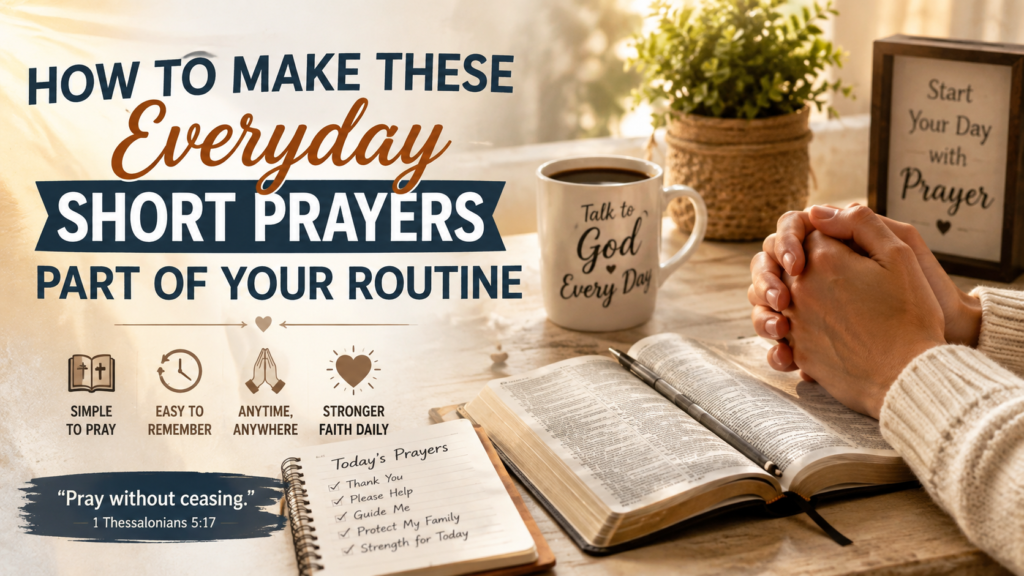 How to Make These Everyday Short Prayers Part of Your Routine