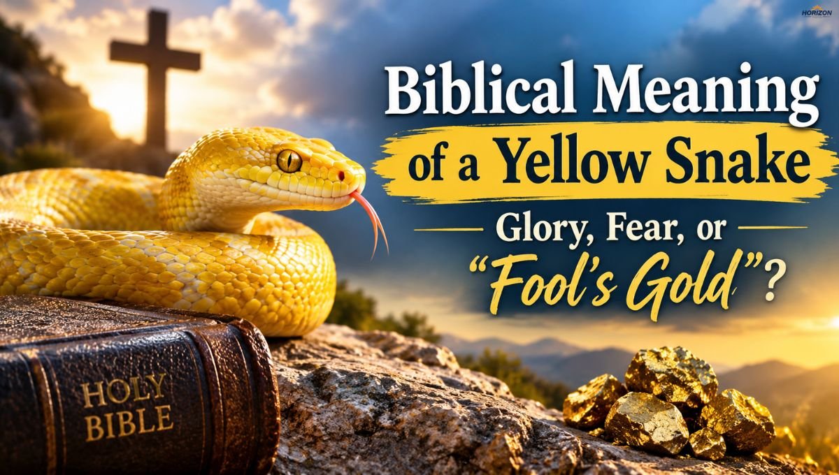 Biblical Meaning of a Yellow Snake Glory, Fear, or "Fool's Gold"?
