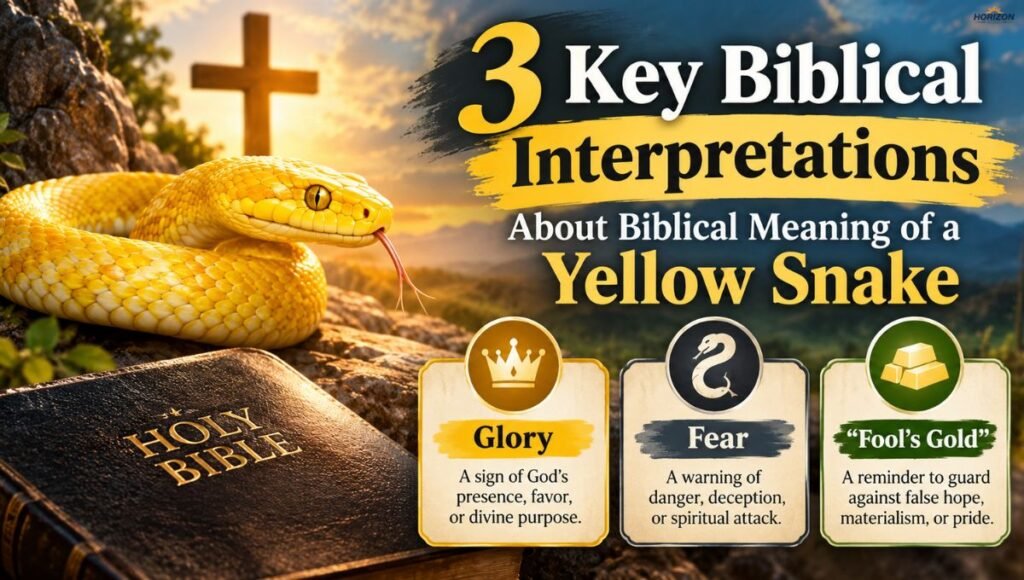 3 Key Biblical Interpretations About Biblical Meaning of a Yellow Snake