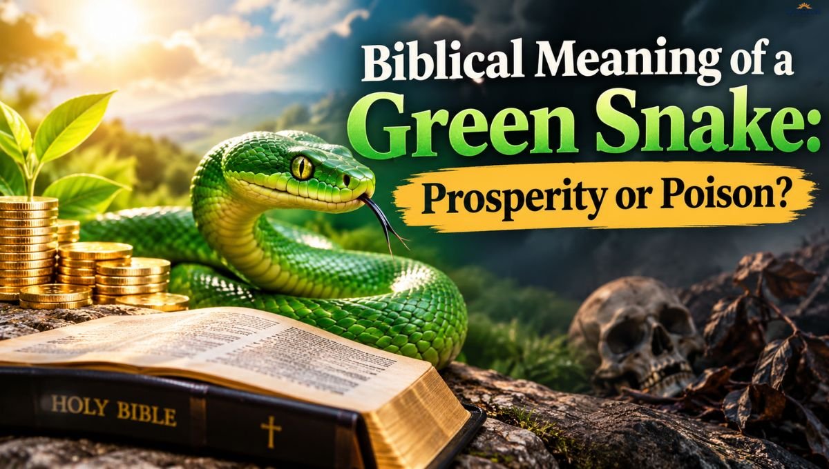 Biblical Meaning of a Green Snake  Prosperity or Poison?