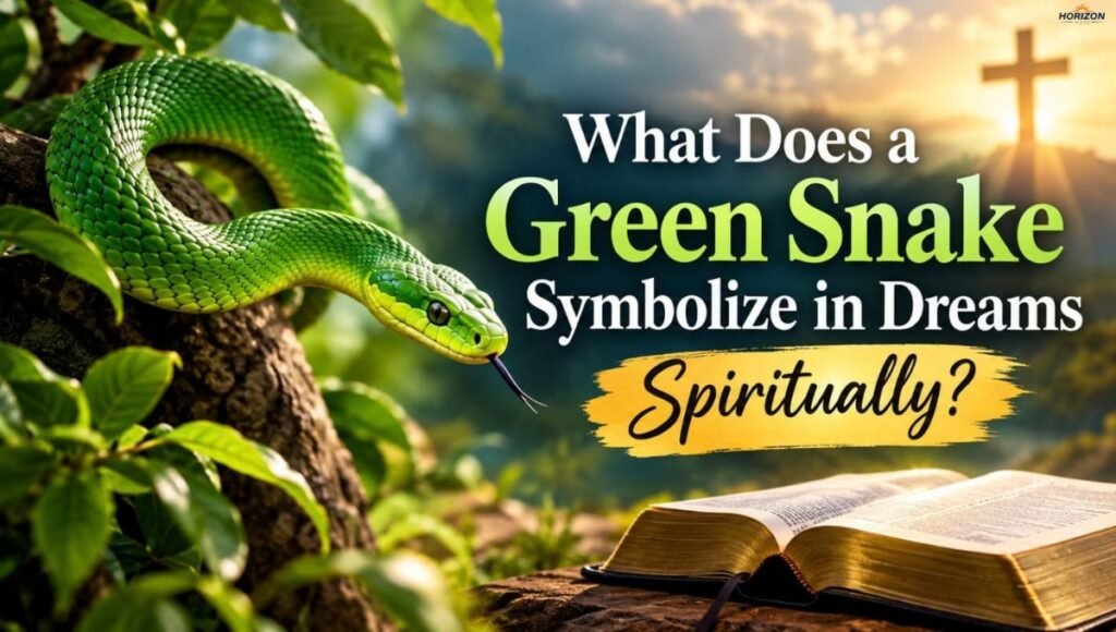What Does a Green Snake Symbolize in Dreams Spiritually?