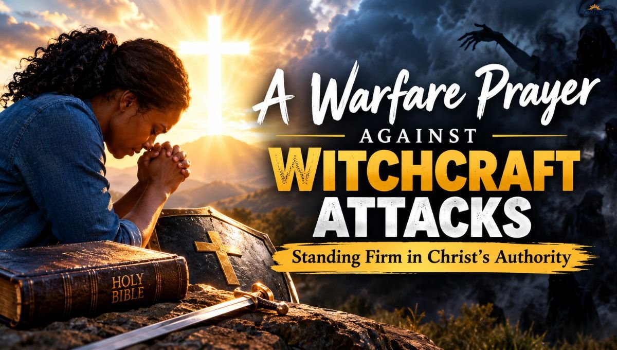 A Warfare Prayer Against Witchcraft Attacks Standing Firm in Christ's Authority