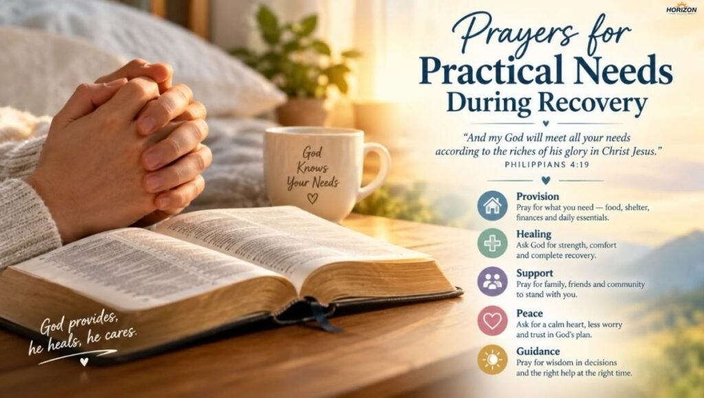 Prayers for Practical Needs During Recovery