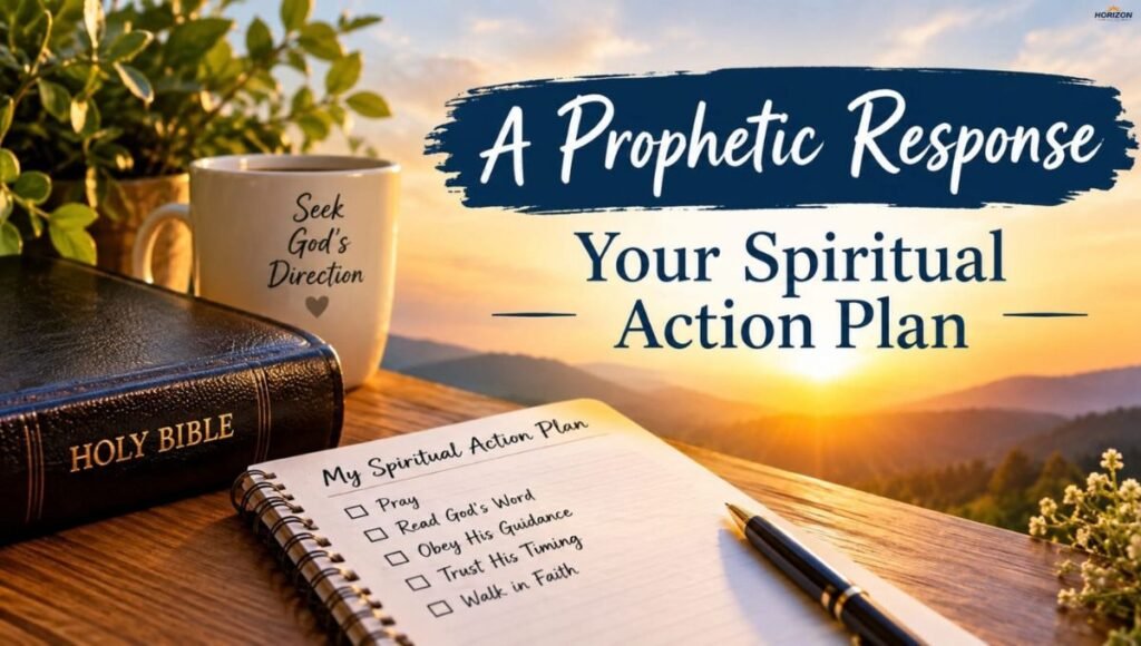 A Prophetic Response Your Spiritual Action Plan