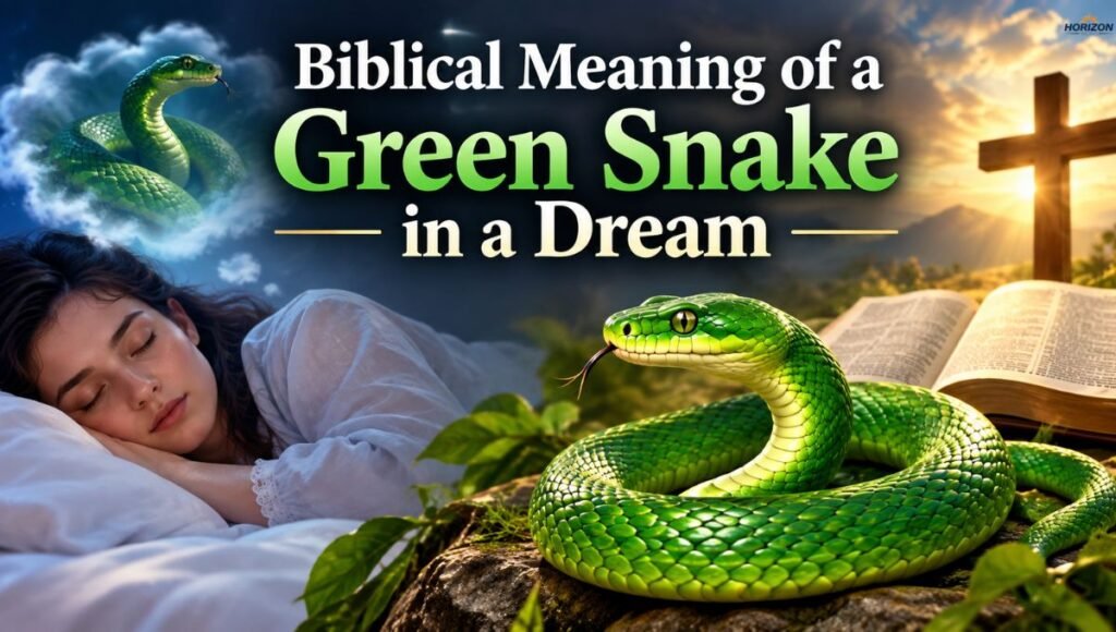 Biblical Meaning of a Green Snake in a Dream