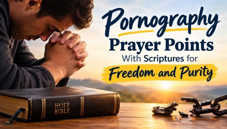  Pornography Prayer Points With Scriptures for Freedom and Purity
