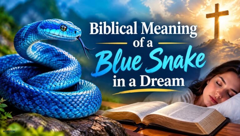 Biblical Meaning of a Blue Snake in a Dream