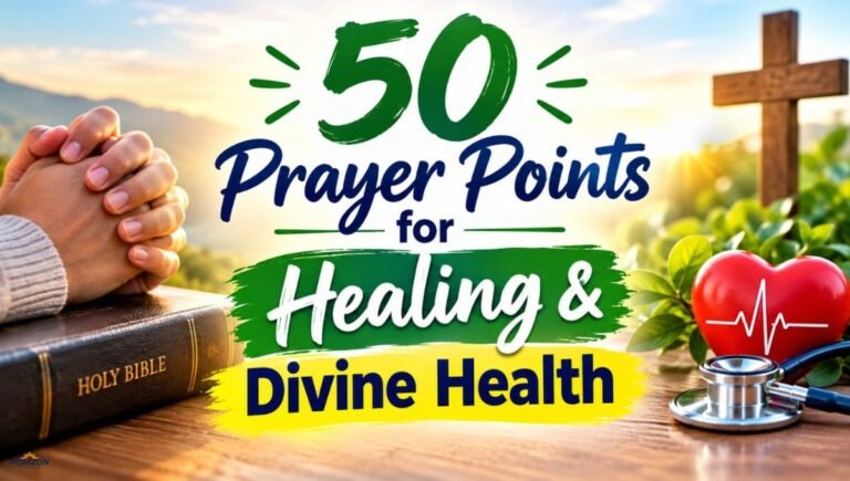 50 Prayer Points for Healing & Divine Health