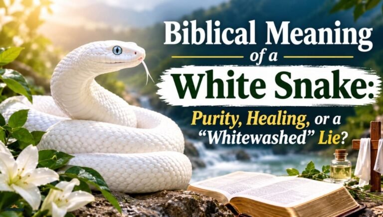 Biblical Meaning of a White Snake: Purity, Healing, or a "Whitewashed" Lie?