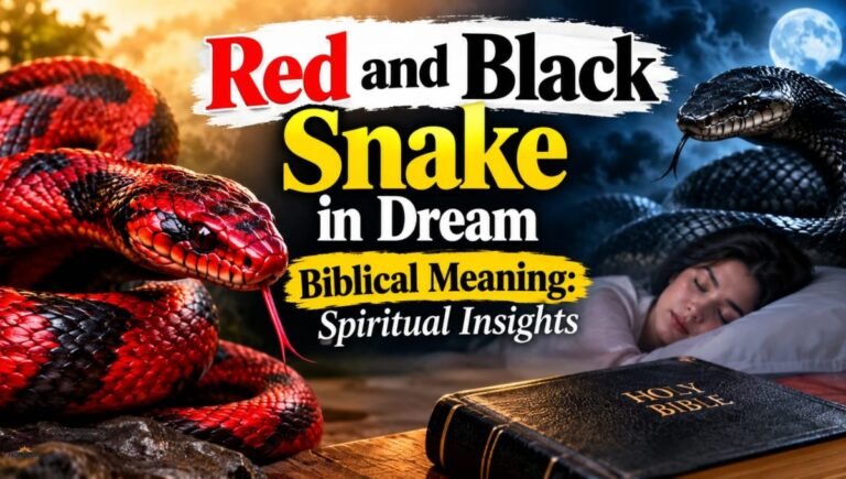 Red and Black Snake in Dream Biblical Meaning: Spiritual Insights