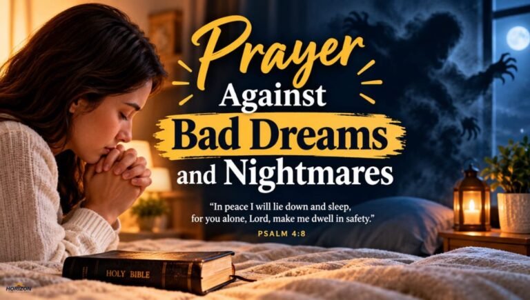 Prayer Against Bad Dreams and Nightmares