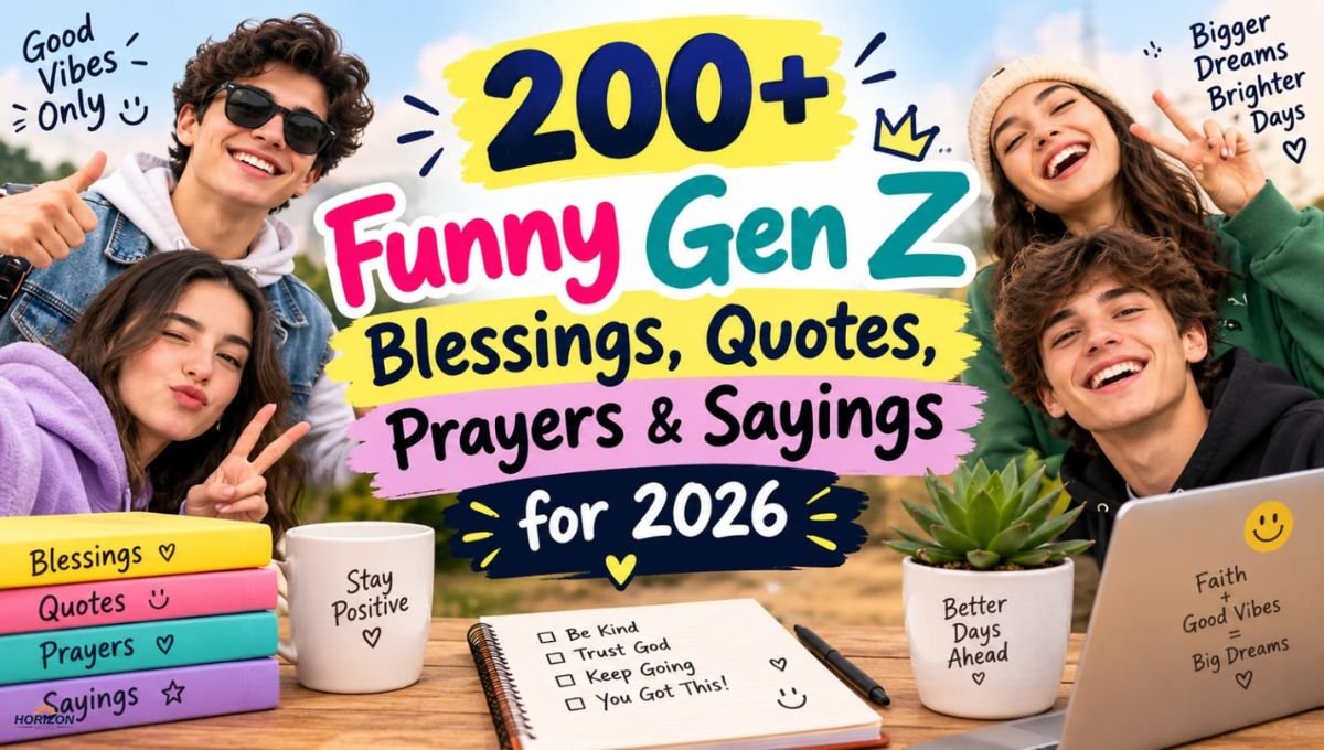 200+ Funny Gen Z Blessings, Quotes, Prayers & Sayings for 2026