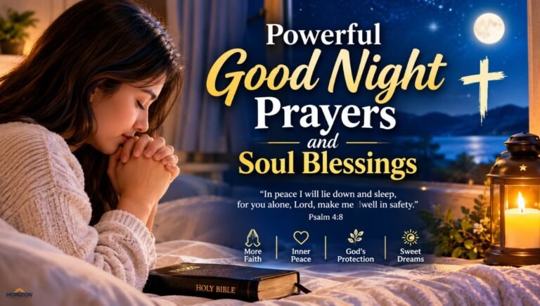 Powerful Good Night Prayers and Soul Blessings