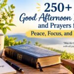 250+ Good Afternoon Blessings and Prayers for Peace, Focus, and Energy