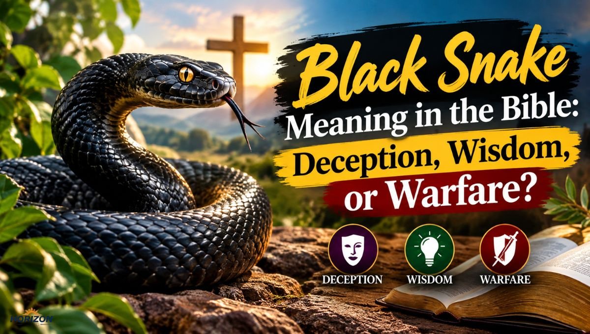 Black Snake Meaning in the Bible: Deception, Wisdom, or Warfare?