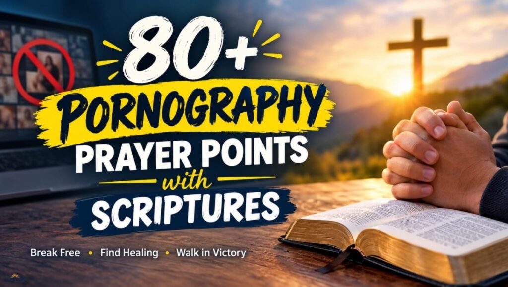 80+ Pornography Prayer Points with Scriptures