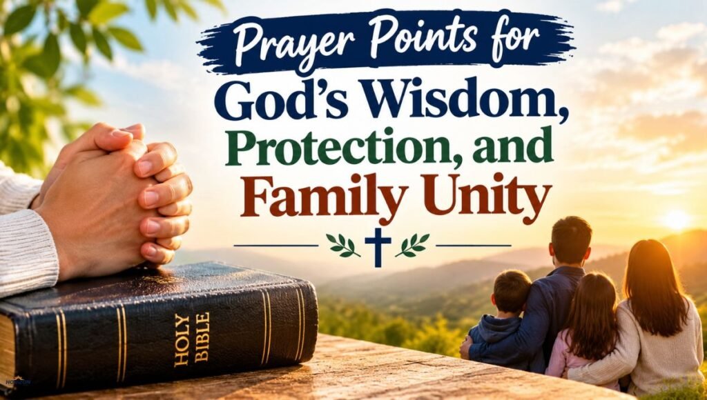 Prayer Points for God's Wisdom, Protection, and Family Unity