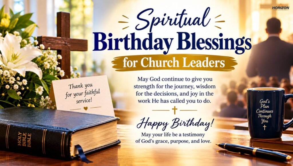 Spiritual Birthday Blessings for Church Leaders