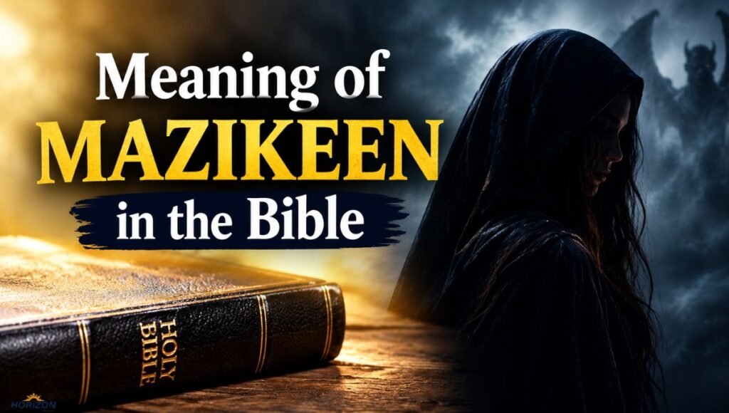Meaning of Mazikeen in the Bible