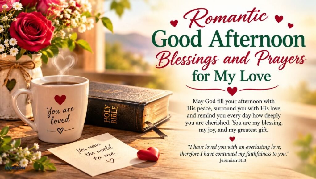 Romantic Good Afternoon Blessings and Prayers for My Love
