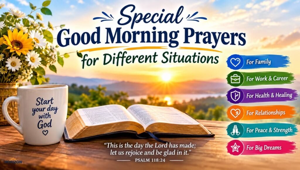 Special Good Morning Prayers for Different Situations