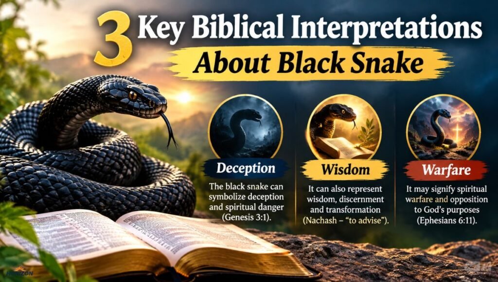 3 Key Biblical Interpretations About Black Snake
