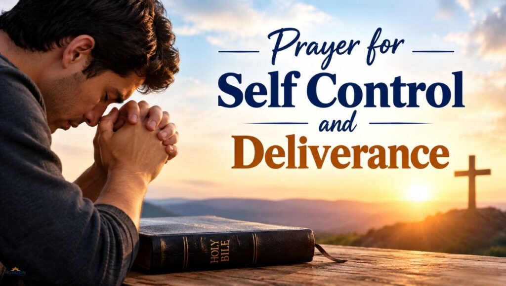 Prayer for Self Control and Deliverance