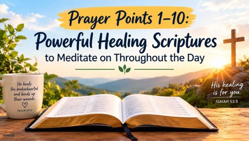 Powerful Healing Scriptures to Meditate on Throughout the Day