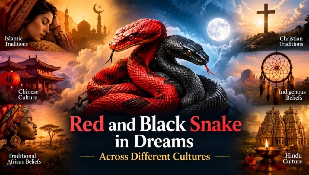 Red and Black Snake in Dreams Across Different Cultures