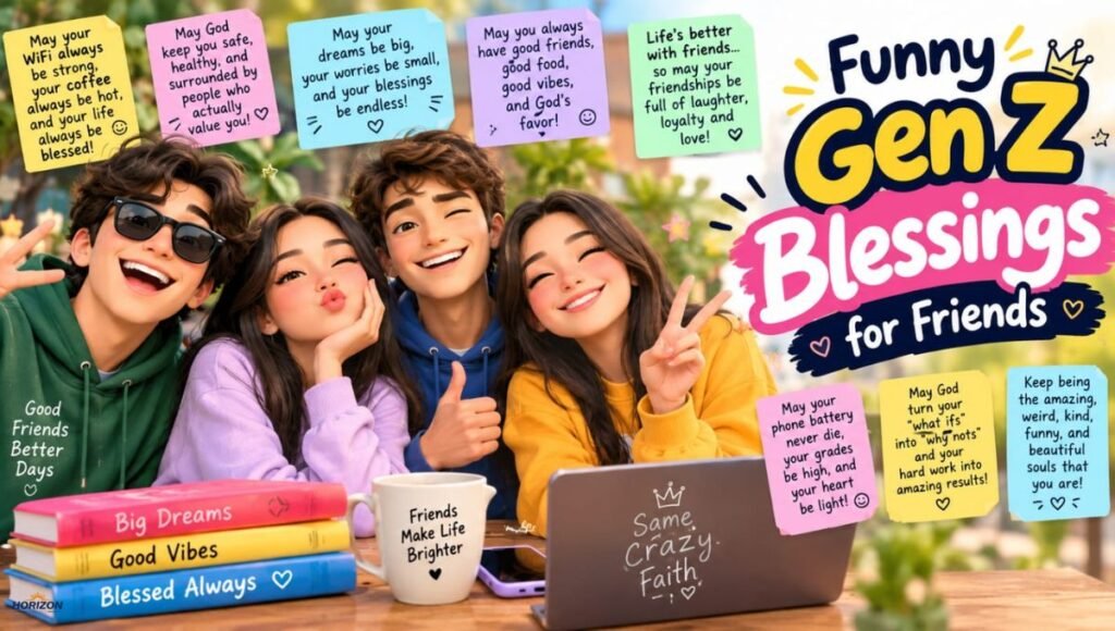 Funny Gen Z Blessings for Friends