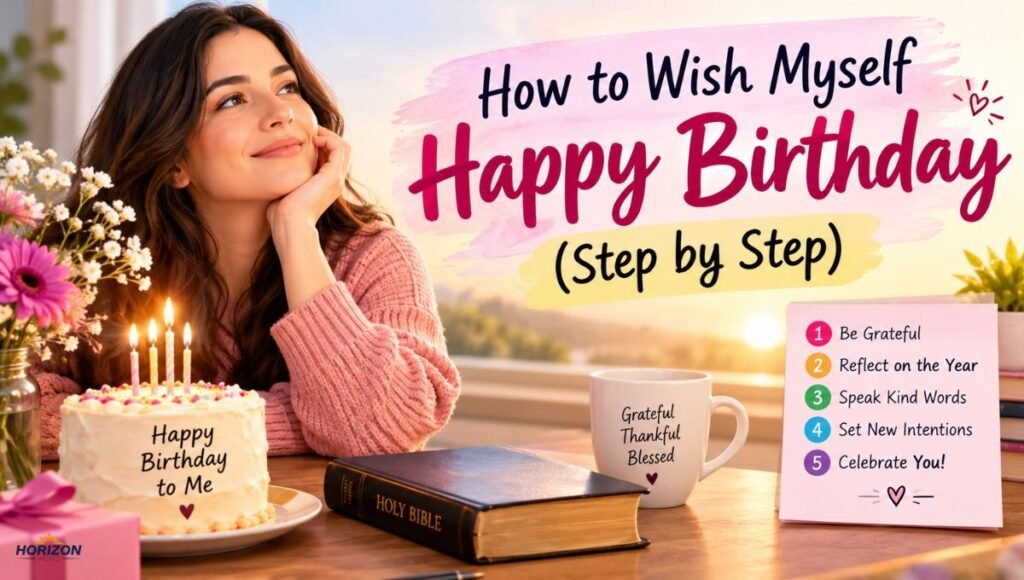 How to Wish Myself Happy Birthday (Step by Step)