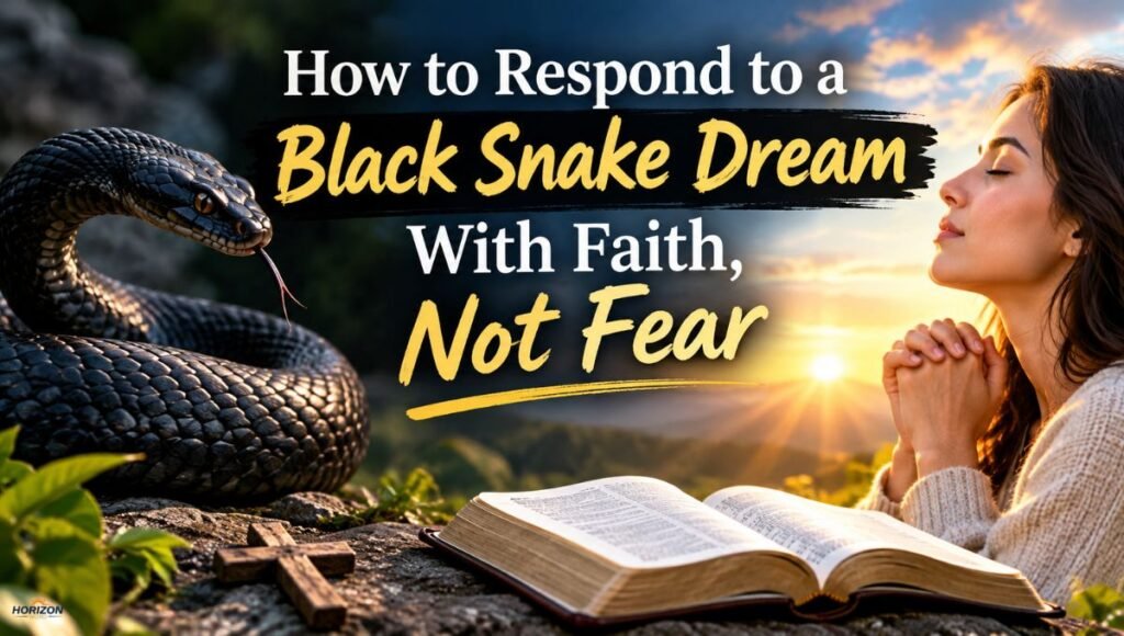 How to Respond to a Black Snake Dream With Faith, Not Fear
