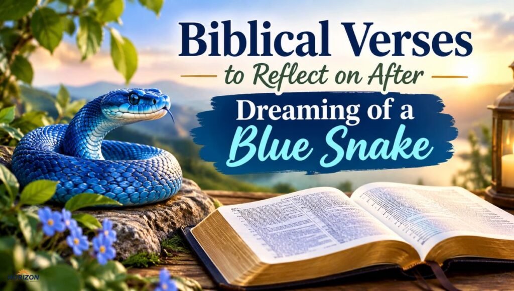 Biblical Verses to Reflect on After Dreaming of a Blue Snake