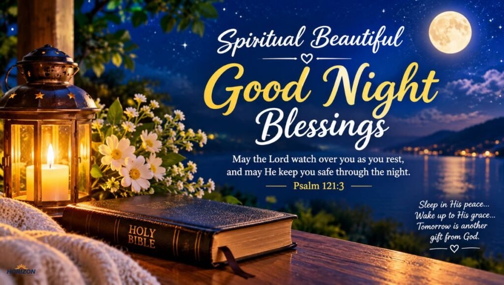Spiritual Beautiful Good Night Blessings