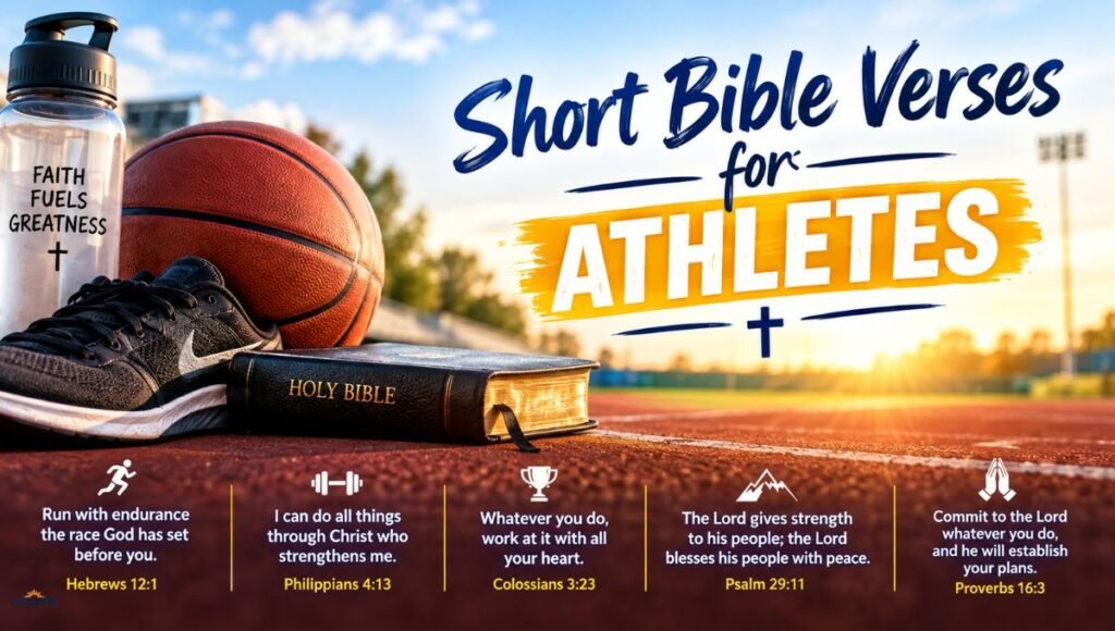 Short Bible Verses for Athletes