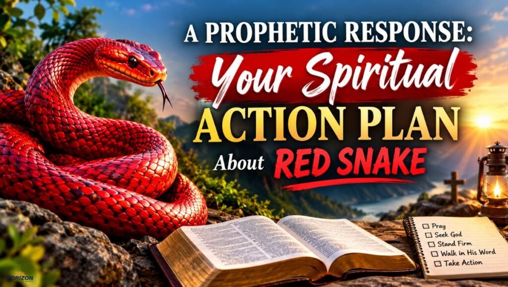 A Prophetic Response: Your Spiritual Action Plan About red snake