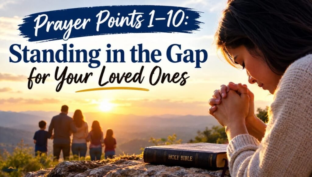 Prayer Points 41–50: Standing in the Gap for Your Loved Ones