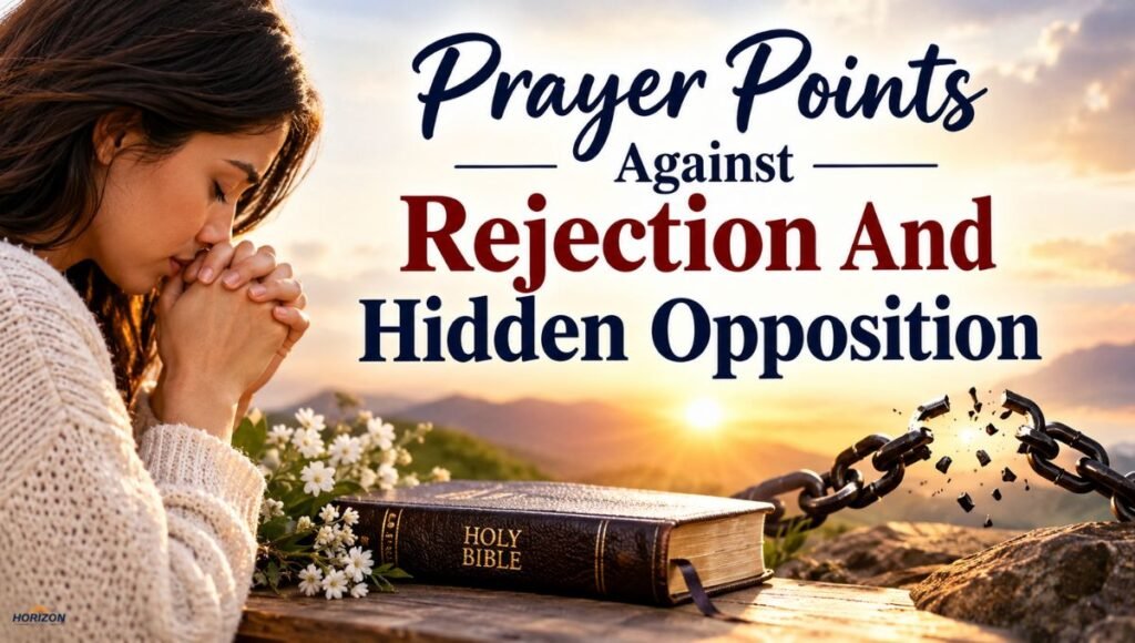 Prayer Points Against Rejection And Hidden Opposition