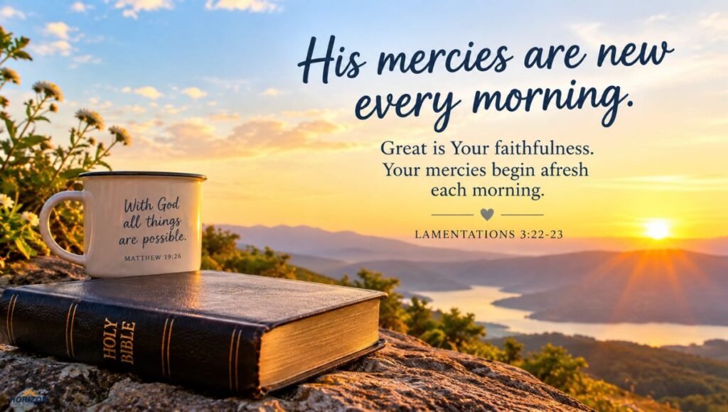 Share a Bible verse about morning
