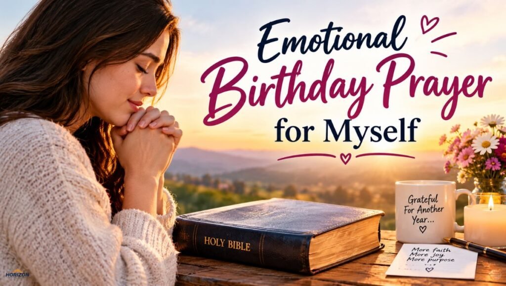 Emotional Birthday Prayer for Myself