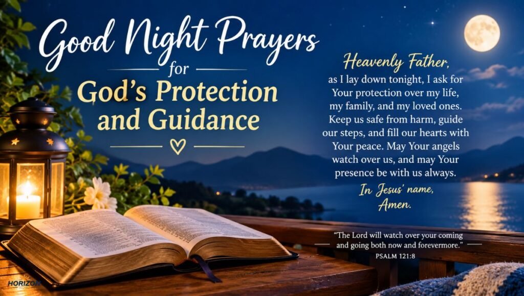 Good Night Prayers for God’s Protection and Guidance
