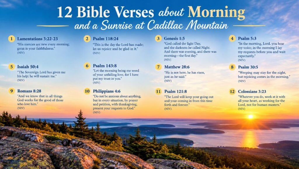 12 Bible Verses about Morning