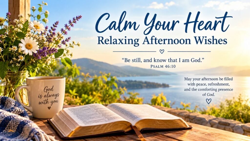 Calm Your Heart Relaxing Afternoon Wishes
